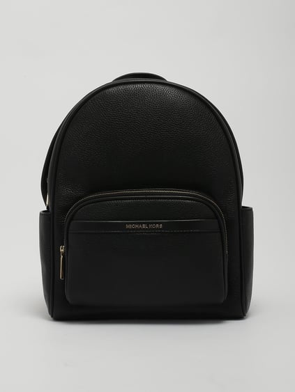 Michael Kors Michael Kors Kadın Düz Deri Küçük Cep Fermuar Kapama Ayarlanabilir Askı Siyah Sırt Çantası 30S4G8XB2L-BLACK
