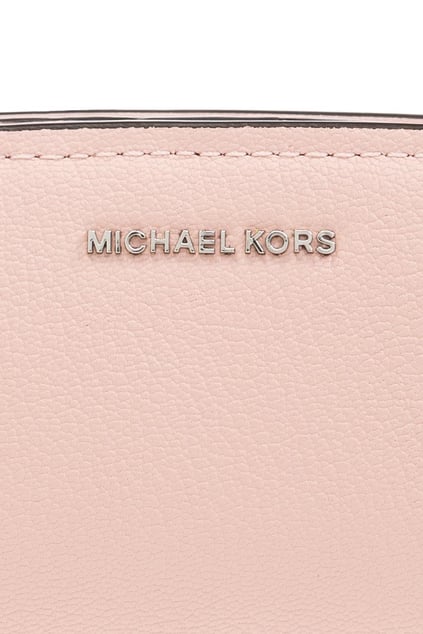 Michael Kors Michael Kors Kadın Kart ve Nakit Bölmeli Fermuarlı Ve Çıtçıt Kapama Deri Pembe Cüzdan 32S5SYTZ2L-SMOKEYROSE