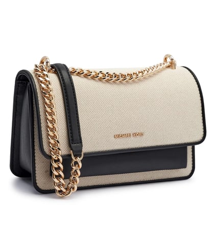 Michael Kors Michael Kors Kadın Zincir Askı Detay Çıtçıt Kapama Köşeler Deri Detay Siyah Omuz Çantası 30S5GC7L3C-BLACK