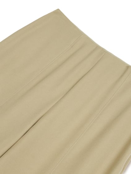 Nocturune Nocturune Kadın Normal Kalıp Gizli Lastikli Bel Paçaları Yırtmaçlı Bej Pantolon N25YN3369-BEJ