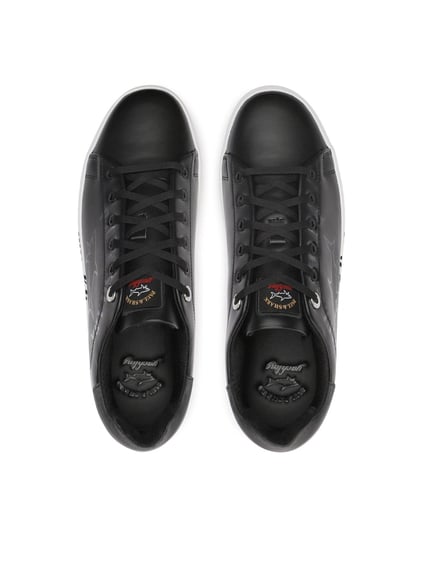 Paul Shark Paul Shark Erkek Bağcıklı Marka Logolu Spor Stil Siyah Sneaker 22418004-111
