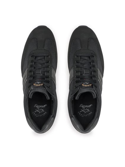 Paul Shark Paul Shark Erkek Bağcıklı Marka Logolu Spor Stil Siyah Sneaker 12318008-011