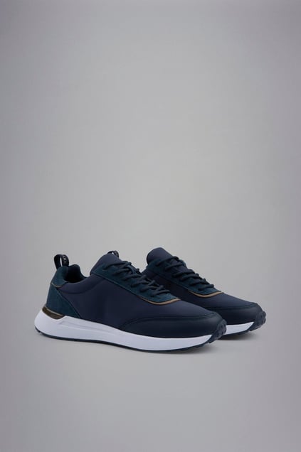 Paul Shark Paul Shark Erkek Bağcıklı Yürüyüş Logo Detaylı Lacivert Sneaker 24418000-013