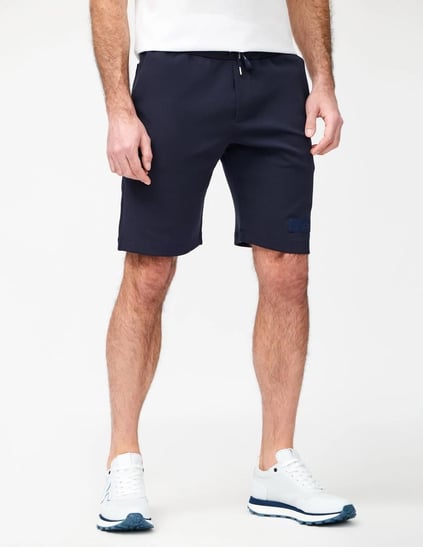 Paul Shark Paul Shark Erkek Beli Lastikli Logolu Regular Fit Pamuklu Lacivert Şort 25411850-050