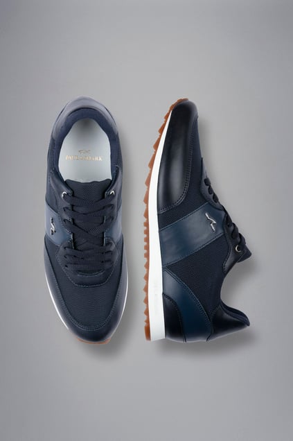 Paul Shark Paul Shark Erkek Deri Rahat Taban Günlük Kullanım Mavi Sneaker 24418009-013
