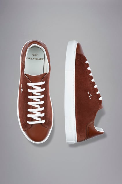 Paul Shark Paul Shark Erkek Deri Rahat Taban Günlük Kullanım Kahverengi1 Sneaker 24418002-493