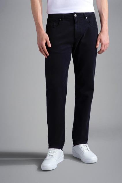 Paul Shark Paul Shark Erkek Dokuma Kumaş  Normal Bel  Düz Model Siyah Pantolon 13314067-011