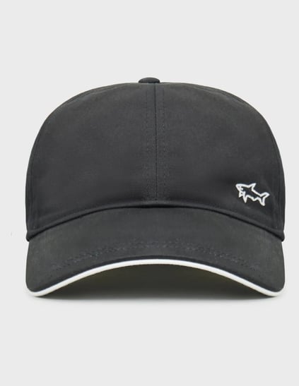 Paul Shark Paul Shark Erkek Nefes Alabilen Kumaş Ayarlanabilir Metal Tokalı Shark Logolu Siyah Şapka 25417115-011