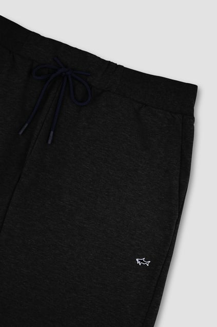 Paul Shark Paul Shark Erkek Normal Bel Pamuklu Regular Fit Siyah Şort C0P1237-011