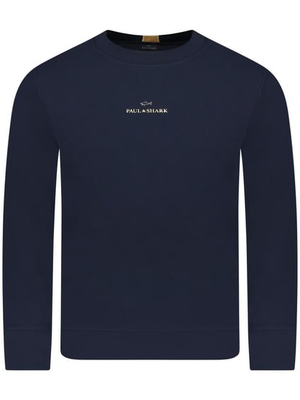 Paul Shark Paul Shark Erkek Pamuklu Uzun Kol Dokuma Günlük Kullanım Lacivert Sweatshirt 14311897-50E