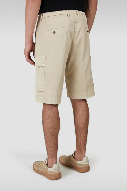 Paul Shark Paul Shark Erkek Regular Fit Cep Detaylı Kum Şort 25414022-203