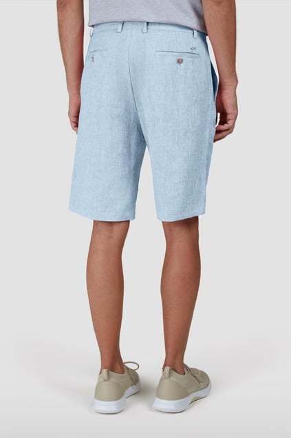 Paul Shark Paul Shark Erkek Regular Fit %100 Keten Normal Bel Mavi Şort 25414042-720