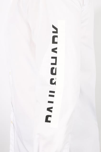 Paul Shark Paul Shark Erkek Regular Fit Kolunda Logo Baskı Desenli Uzun Kollu Beyaz Gömlek 25413505-010