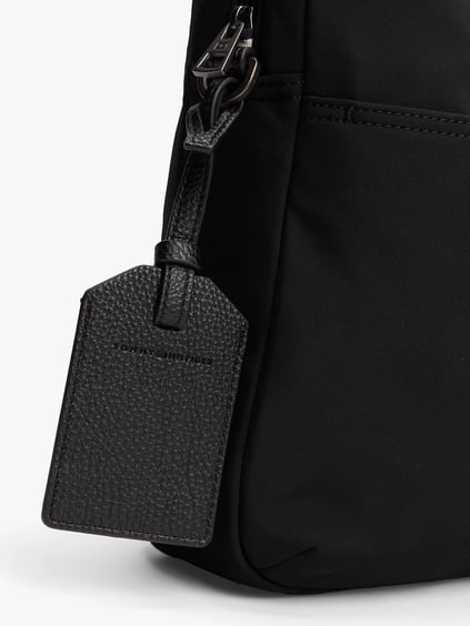 Tommy Hilfiger Tommy Hilfiger Erkek Çift Kapatma Fermuarlı Ayarlanabilir Çıkarılabilir Askılı Siyah Laptop & Evrak Çantası AM0AM13098-BDS