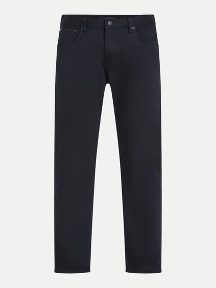 TOMMY HILFIGER Tommy Hilfiger Erkek Denim Kumaş  Normal Bel Düz Model Siyah Jeans MW0MW39040-1B1