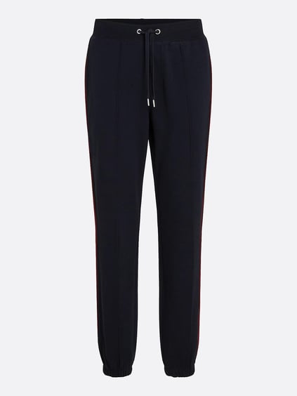 Tommy Hilfiger Tommy Hilfiger Erkek Dokuma Kumaş  Normal Bel  Düz Model Mavi Eşofman Altı MW0MW35548-DW5