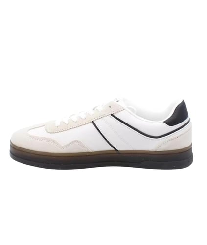 Tommy Hilfiger Tommy Hilfiger Erkek Düz Rahat Taban Süet Detaylı Deri Bej Sneaker EM0EM01524-BDS