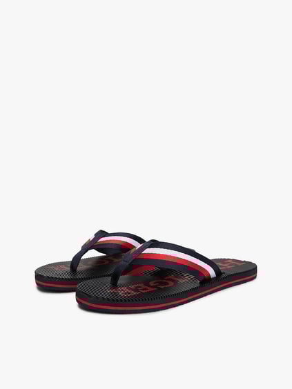TOMMY HILFIGER Tommy Hilfiger Erkek Lacivert Terlik FM0FM05443-DW5