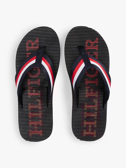 TOMMY HILFIGER Tommy Hilfiger Erkek Lacivert Terlik FM0FM05443-DW5