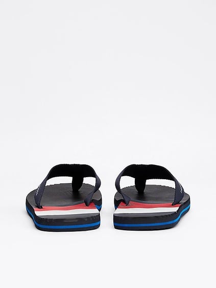 TOMMY HILFIGER Tommy Hilfiger Erkek Masaj İç Tabanlı Eva Taban Lacivert Terlik FM0FM05462-DW5