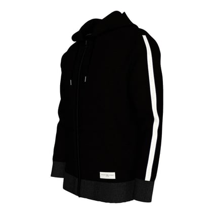 Tommy Hilfiger Tommy Hilfiger Erkek Marka Logolu Uzun Kollu Rahat Siyah Sweatshirt UM0UM03011-BDS