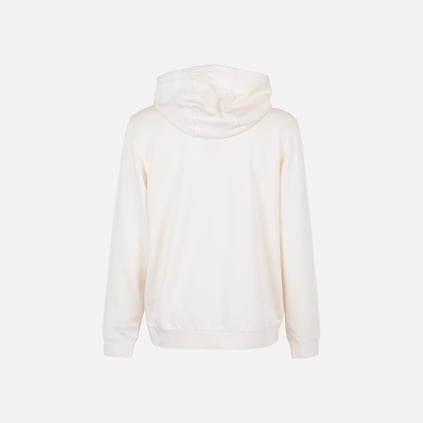 TOMMY HILFIGER Tommy Hilfiger Erkek Pamuklu Regular Fit Kapüşonlu Uzun Kollu Krem Sweatshirt MW0MW37475-Z00