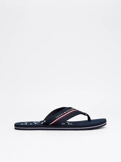 Tommy Hilfiger Tommy Hilfiger Erkek Rahat Taban Mavi Terlik FM0FM05340-DW5
