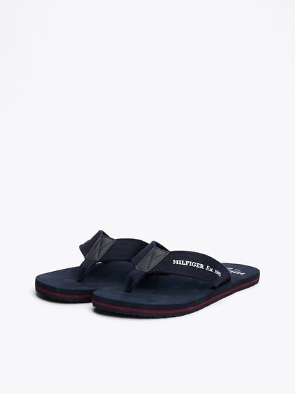 Tommy Hilfiger Tommy Hilfiger Erkek Rahat Taban Lacivert Terlik FM0FM05339-DW5