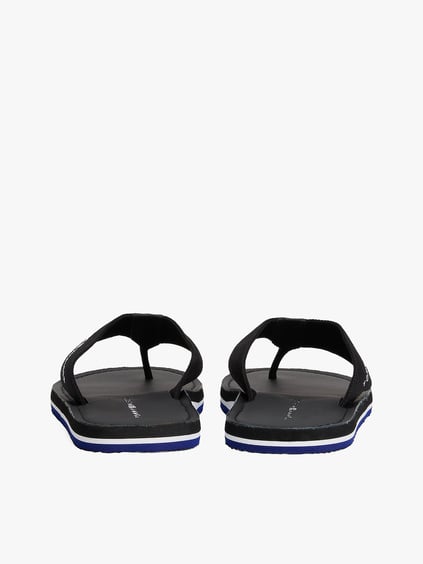 TOMMY HILFIGER Tommy Hilfiger Erkek Rahat Taban Parmak Arası Plaj Siyah Terlik FM0FM05442-BDS