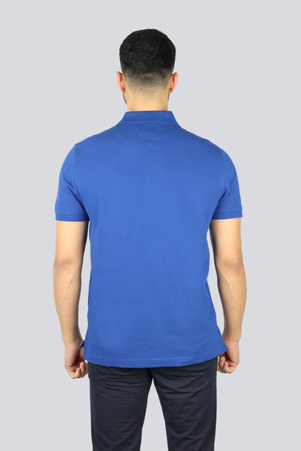 TOMMY HILFIGER Tommy Hilfiger Erkek Regular Fit Polo Yaka Kısa Kollu Lacivert Polo Yaka T-Shirt MW0MW37520-D03