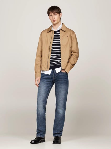 Tommy Hilfiger Tommy Hilfiger Erkek Regular Fit Normal Paça Denim Lacivert Jeans MW0MW36684-1BA