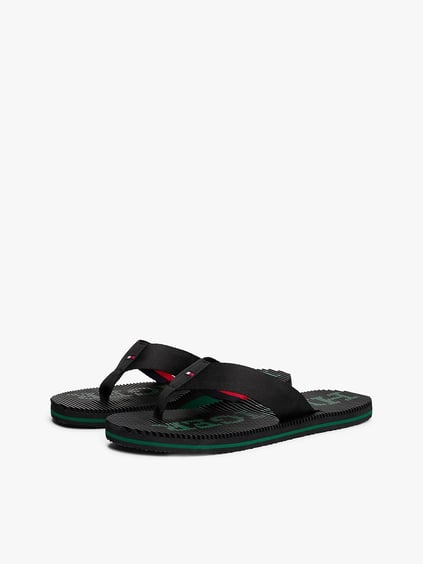 TOMMY HILFIGER Tommy Hilfiger Erkek Siyah Terlik FM0FM05443-BDS