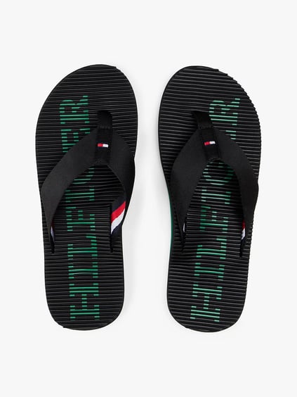 TOMMY HILFIGER Tommy Hilfiger Erkek Siyah Terlik FM0FM05443-BDS