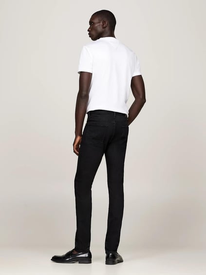 Tommy Hilfiger Tommy Hilfiger Erkek Slim Fit Normal Bel Pamuklu Siyah Jeans MW0MW36685-1B4