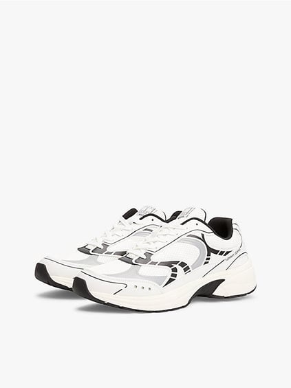 TOMMY HILFIGER Tommy Hilfiger Erkek Yüksek Rahat Taban Nefes Alabilen File Detaylı Siyah Sneaker EM0EM01594-BDS