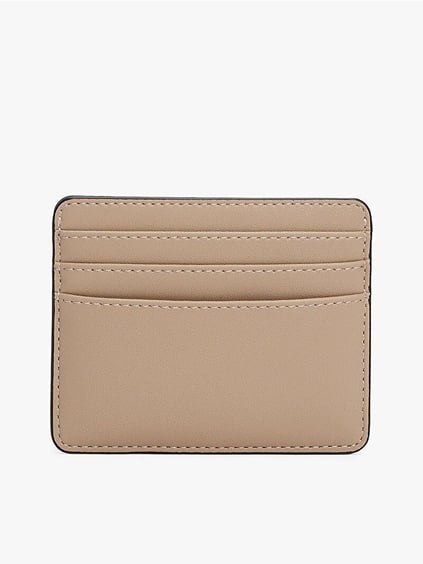 TOMMY HILFIGER Tommy Hilfiger Kadın Ana Bölmeli Gold TH Monogram Logolu Bej Cüzdan AW0AW17474-AFE
