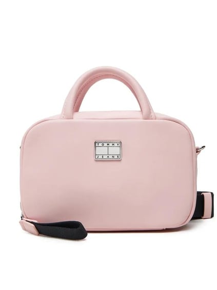 TOMMY HILFIGER Tommy Hilfiger Kadın Ayarlanabilir ve Çıkarılabilir Omuz Askılı İçi Fermuar Bölmeli Pembe Omuz Çantası AW0AW17294-TIO