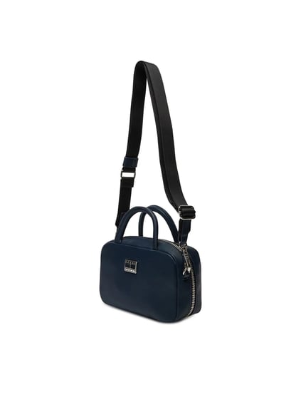 TOMMY HILFIGER Tommy Hilfiger Kadın Ayarlanabilir ve Çıkarılabilir Omuz Askılı İçi Fermuar Bölmeli Lacivert Omuz Çantası AW0AW17294-C1G