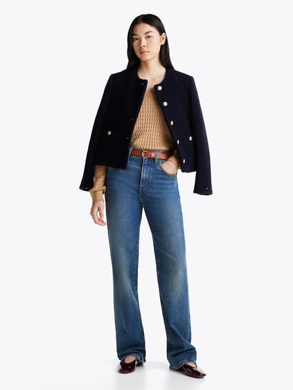 Tommy Hilfiger Tommy Hilfiger Kadın Düz Taban Parlak Deri Balerin Kahverengi Ayakkabı FW0FW08577-GSA