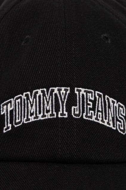 TOMMY HILFIGER Tommy Hilfiger Kadın Logolu Ayarlanabilir Spor Tasarım Siyah Spor Şapka AW0AW16992-BDS