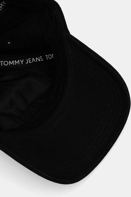 TOMMY HILFIGER Tommy Hilfiger Kadın Logolu Ayarlanabilir Spor Tasarım Siyah Spor Şapka AW0AW16992-BDS