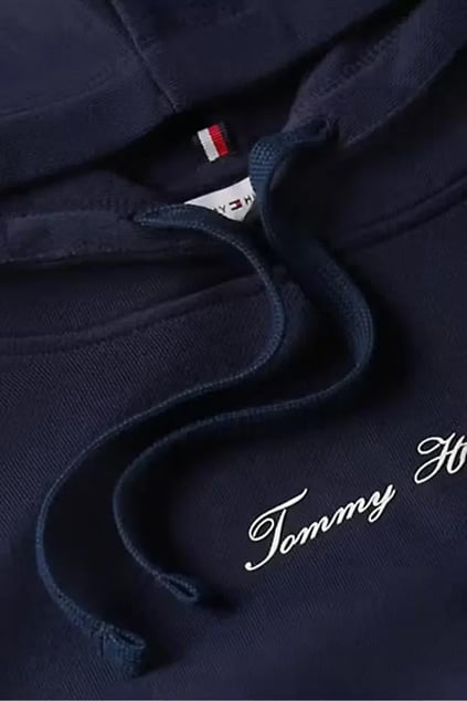 Tommy Hilfiger Tommy Hilfiger Kadın Mavi Sweatshirt WW0WW48270-C1G