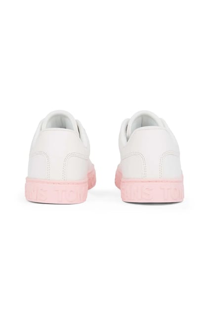 TOMMY HILFIGER Tommy Hilfiger Kadın Rahat Düz Taban Marka Logolu Düşük Bilekli Ekru Sneaker EN0EN02703-YBL