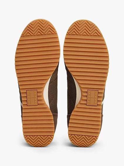 Tommy Hilfiger Tommy Hilfiger Kadın Rahat Taban Nefes Alabilir Üst Yüzey Süet Detaylı Haki Sneaker EN0EN02862-RBM