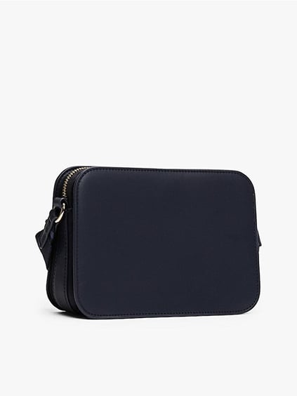TOMMY HILFIGER Tommy Hilfiger Kadın Tommy Hilfiger Monotype Askılı Çapraz Fermuarlı Ana Bölme Lacivert Omuz Çantası AW0AW17229-DW6