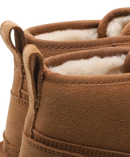 UGG UGG Erkek Süet Üst Metal Halkalı Rahat ve Dayanıklı Taban Taba Bot & Bootie 1121645-TABA