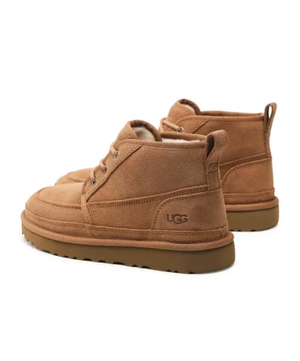 UGG UGG Erkek Süet Üst Metal Halkalı Rahat ve Dayanıklı Taban Taba Bot & Bootie 1121645-TABA