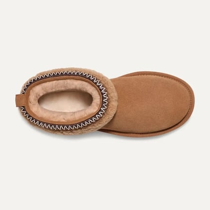 UGG UGG Kadın Bileği Kürk Şık Detaylı Yüksek Taban Taba Bot & Bootie 1158263-CHESTNUT
