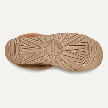 UGG UGG Kadın Bileği Kürk Şık Detaylı Yüksek Taban Taba Bot & Bootie 1158263-CHESTNUT