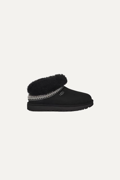 UGG UGG Kadın Bilek Desenli Süet Siyah Bot & Bootie 1158262-SİYAH